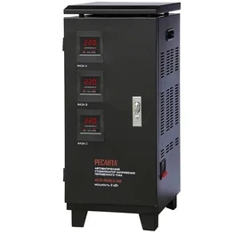 Стабилизатор трехфазный электромеханического типа Ресанта АСН-9000/3-ЭМ (63/4/4) фото