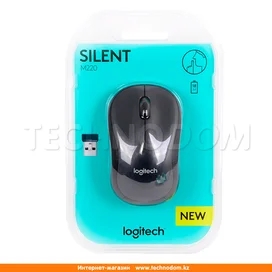 Мышка беспроводная USB Logitech M220 Silent, Charcoal Ofl, 910-004878 фото #4