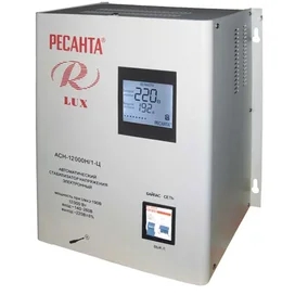 Стабилизатор однофазный цифровой настенный Ресанта АСН-12000Н/1-Ц (63/6/22) фото