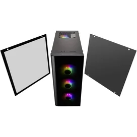 Thermaltake View 21 TG RGB Plus кейсі, window, Black mATX (CA-1I3-00M1WN-05) фото #3