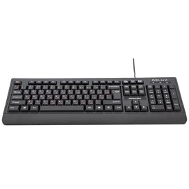 Клавиатура + Мышка проводные Delux DLD-6075OUB фото #1