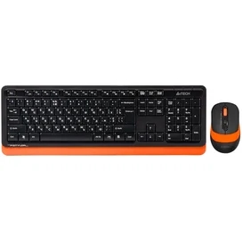 USB A4tech Fstyler Сымсыз пернетақтасы + тінтуірі FG-1010, Orange фото