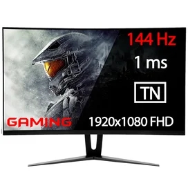 Монитор Игровой 27" GameMax GMX27C1441920x1080 16:9 TN 144ГЦ (HDMI+DP+DVI) Curved Black фото