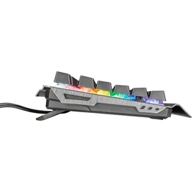 USB Trust GXT 877 SCARR RGB Сымды ойын пернетақтасы, MX Red, Black фото #1