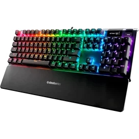 USB SteelSeries Apex 5 RGB Сымды ойын пернетақтасы, QX2 Blue фото #2