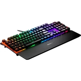 USB SteelSeries Apex 5 RGB Сымды ойын пернетақтасы, QX2 Blue фото #3