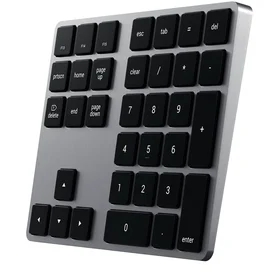 Беспроводной блок клавиатуры Satechi Aluminum Extended, Space Gray фото #2