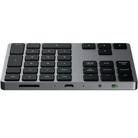 Беспроводной блок клавиатуры Satechi Aluminum Extended, Space Gray фото #4