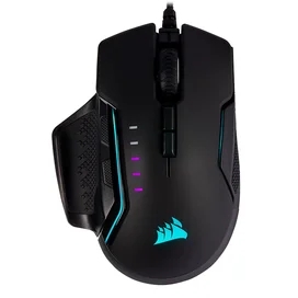 Мышка игровая проводная USB Corsair GLAIVE RGB PRO, Aluminum фото