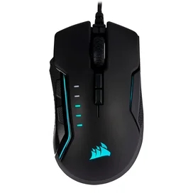 Мышка игровая проводная USB Corsair GLAIVE RGB PRO, Aluminum фото #1