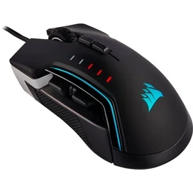Мышка игровая проводная USB Corsair GLAIVE RGB PRO, Aluminum фото #4
