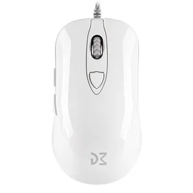 Сымды ойын тінтуірі USB Dream Machines DM1 FPS White Glossy фото