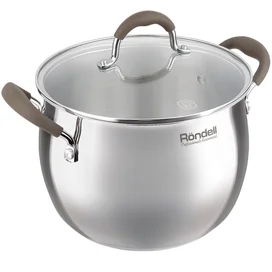 Konzept Rondell Қақпағы бар кәстрөлі 22 см 6,0 л RDS-1230 фото #1