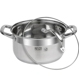 LIBRA Resto Қақпағы бар кәстрөлі 20*11 см 3.6л 92003 фото #1
