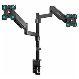 Кронштейн-газлифт для 2х мониторов 13"-32",Onkron (G140 Black) фото #3