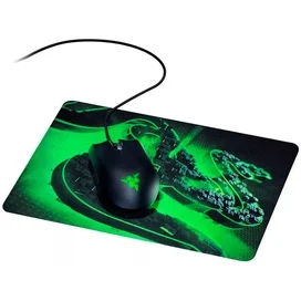 Комплект мышка игровая проводная USB Razer Abyssus Lite + Goliathus Mobile Construct Ed. фото #1