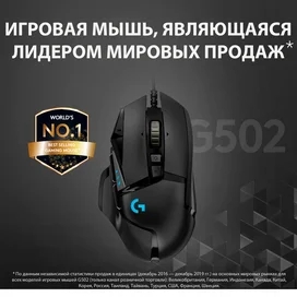 Мышка игровая проводная USB Logitech G502 HERO фото #2