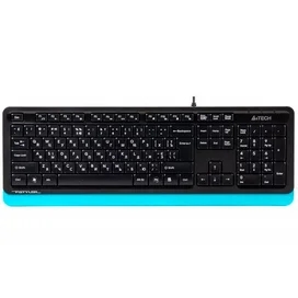 USB A4tech Fstyler FK-10 Сымды пернетақтасы, Black/Blue фото