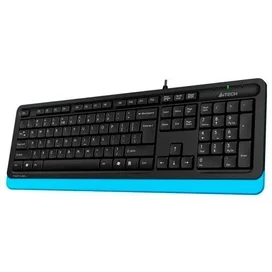 USB A4tech Fstyler FK-10 Сымды пернетақтасы, Black/Blue фото #1