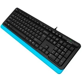 USB A4tech Fstyler FK-10 Сымды пернетақтасы, Black/Blue фото #4