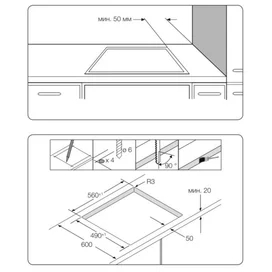 Samsung NZ-64T3536DK/WT кіріктірілген электрлік ас пісіру панелі фото #2
