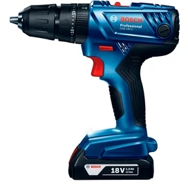 Дрель-шуруповёрт Bosch GSB 180-LI аккумуляторная ударная 2 акк (06019F8307) фото #1