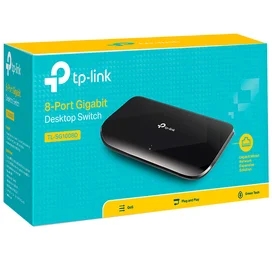 Үстел коммутаторы, TP-Link TL-SG1008D, 8 порт 10/100/1000 Mbps, (TL-SG1008D) фото #4