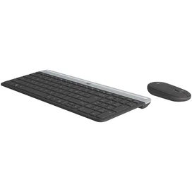 USB Logitech Сымсыз пернетақтасы + тінтуірі MK470 Slim, Graphite фото #1