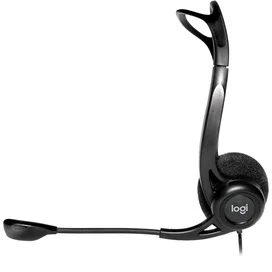 Logitech 960 USB жапсырмалы гарнитурасы, Black фото #2