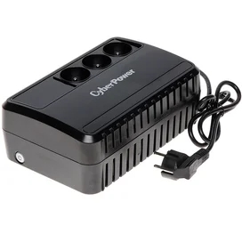 CyberPower ҮҚК, 600VA/360W, AVR:165-290В, 3*Schuko, Black (BU600E) фото #1