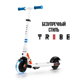 TRIBE KID PURPLE Электрлі өздігінен сырғанағыш (самокаты), 12 км/с, 50 кг-ға дейін, 8 км, Көк түсті фото #2