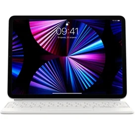 Apple Magic Keyboard White iPad Pro 11 және iPad Air 2020 арналған сымсыз пернетақтасы (MJQJ3RS/A) фото #2