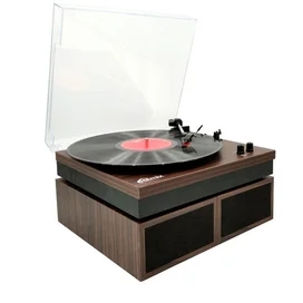 Виниловый проигрыватель Ritmix LP-340B темное дерево AkC фото #1