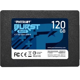 Ішкі SSD 2.5" 7мм 120GB Patriot BURST ELITE SATA-III 3D QLC (PBE120GS25SSDR) фото