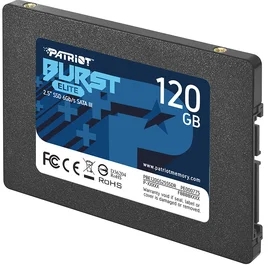 Ішкі SSD 2.5" 7мм 120GB Patriot BURST ELITE SATA-III 3D QLC (PBE120GS25SSDR) фото #1