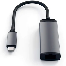 Сетевой адаптер Satechi Type-C - Gigabit Ethernet, Серый (ST-TCENM) фото #1