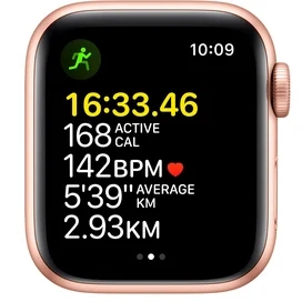 Смарт-часы Apple Watch SE GPS, 40mm Gold Aluminium Case with Starlight Sport Band (MKQ03GK/A) фото #2