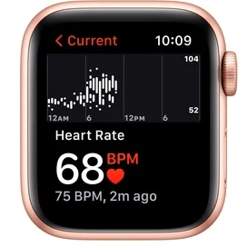 Смарт-часы Apple Watch SE GPS, 40mm Gold Aluminium Case with Starlight Sport Band (MKQ03GK/A) фото #3