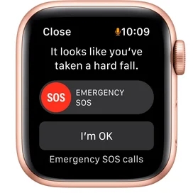 Смарт-часы Apple Watch SE GPS, 40mm Gold Aluminium Case with Starlight Sport Band (MKQ03GK/A) фото #4