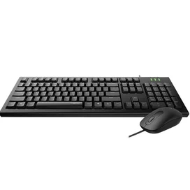 USB Rapoo X120PRO Сымды пернетақтасы + тінтуірі фото #2