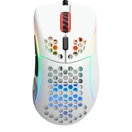 Glorious Model D Minus Ойын тінтуірі, Matte White (GLO-MS-DM-MW) фото