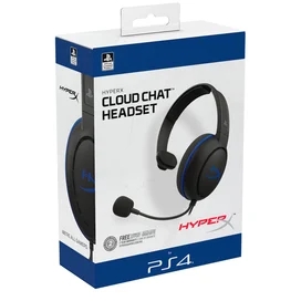 Игровая гарнитура HyperX Cloud Chat PS4, Black/Blue (4P5J3AM#ABB) фото #4
