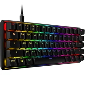 HyperX Alloy Origins 60, Red Switch (4P5N0AA#ACB) ойын пернетақтасы фото #1