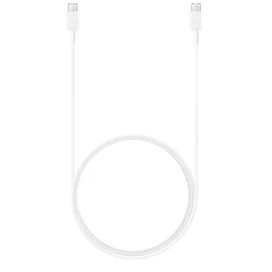 Samsung, Type-C - Type-C кабелі, 3A, 1.8м, Ақ (EP-DX310JWRGRU) фото