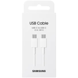 Samsung, Type-C - Type-C кабелі, 3A, 1.8м, Ақ (EP-DX310JWRGRU) фото #3
