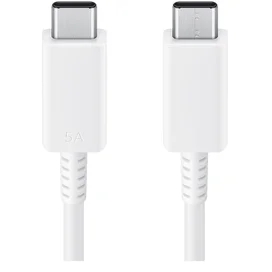 Samsung, Type-C - Type-C кабелі, 5A, 1.8м, Ақ (EP-DX510JWRGRU) фото #1
