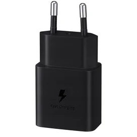Samsung қуаттау адаптері, 1*Type-C 15Вт+Cable, Black (EP-T1510XBEGRU) фото #3