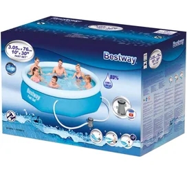 Үрлемелі бассейн BESTWAY, 305 x 76 см, 3800 л, сүзгі-сорғымен (57270 BESTWAY) фото #4