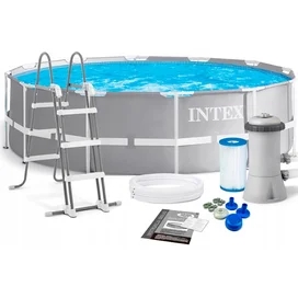 INTEX Қаңқалы бассейні, 366 х 99 см, 8592 л, сорғы-сүзгімен (26716NP) фото #1