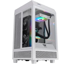 ПК корпус Thermaltake The Tower 100 MiniTower, window, White mITX (CA-1R3-00S6WN-00) фото